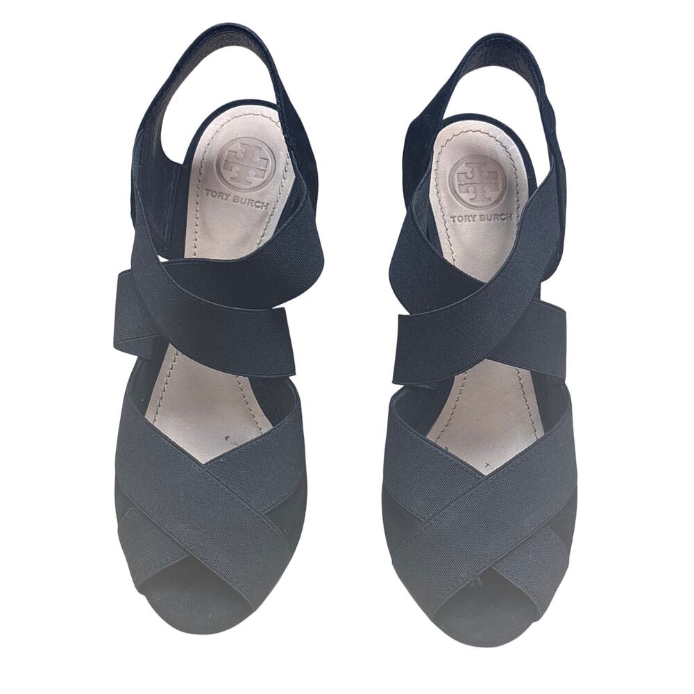 Tory Burch Debbie Suede Wedge Sandals